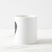 ハートのマムグ – エレガント & Loving コーヒーマグカップ (中央)