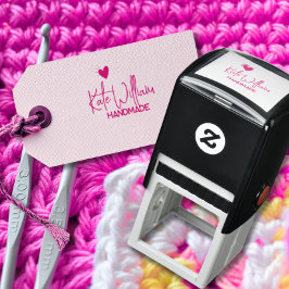 ハートのミニマルカスタム手作りスタンプ セルフインキングスタンプ