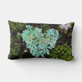 ハートのモスオンストーン装飾用クッション ランバークッション (裏面)