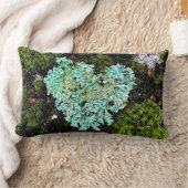 ハートのモスオンストーン装飾用クッション ランバークッション (ブランケット)