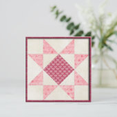 ハートのラブキルト 招待状 (スタンド正面)