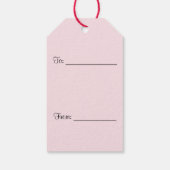 ハートのラブギフトラベル ギフトタグ (裏面)