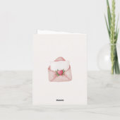 ハートのラブレター オーダーメイド テキスト カード (裏面)