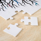 ハートのリズム- (超現実的なギターの芸術) ジグソーパズル (側面)