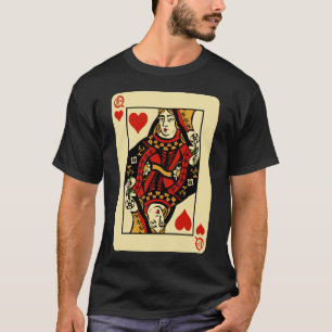 ハートのレトロの女王 Tシャツ
