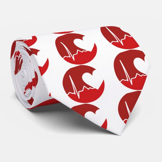 ハートのロゴ ネクタイ (ロール)