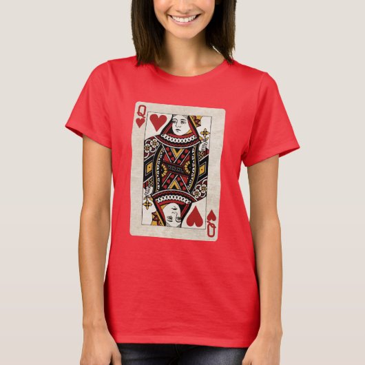 ハートのワイシャツの女王 Tシャツ (正面)