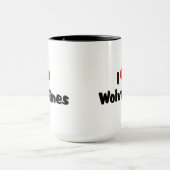 ハートのワルバリンが大好き マグカップ (中央)