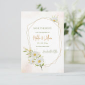 ハートのワンポイント - 結婚式の案内カード 招待状 (スタンド正面)