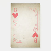 ハートのヴィンテージのエース ポストイット (正面)