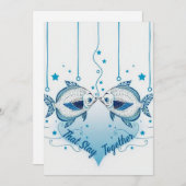 ハートの一お洒落致 招待状 (正面/裏面)