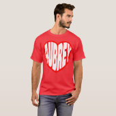 ハートの中のアーブリー レトロ Tシャツ (正面フル)