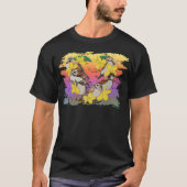 ハートの中のスズメ Tシャツ (正面)