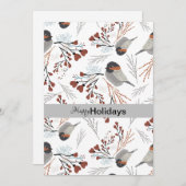 ハートの付いたかわいいシクミドリ シーズンカード (正面/裏面)