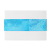 ハートの付いた白い鳩, 編集可能な腹帯 招待状ベリーバンド (裏面例)