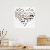 ハートの入力 ポスター (キッチン)