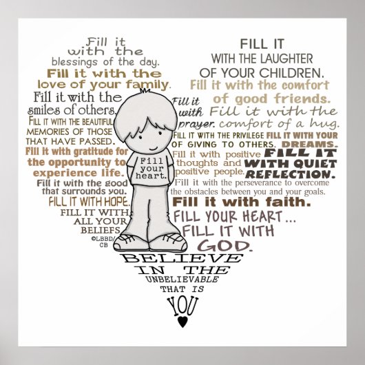 ハートの入力 ポスター (正面)