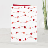 ハートの写真でバレンタインデーの特別な気持ちを伝える カード (裏面)