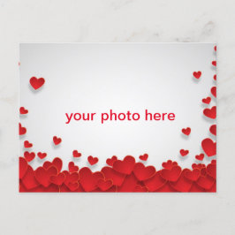 ハートの写真への愛情 ポストカード