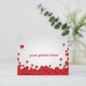 ハートの写真への愛情 ポストカード (スタンド正面)