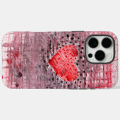 ハートの写真付き電話ケース Case-Mate iPhoneケース (裏面 (横))