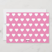 ハートの写真 バレンタイン 愛を送る シーズンカード (裏面)