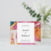 ハートの出来事:ウェディング・セーブ・ザ・デート ポストカード (スタンド正面)