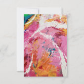 ハートの出来事: 結婚式出欠返信カード 出欠カード (裏面)