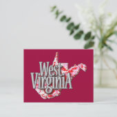 ハートの十分のウェストヴァージニア ポストカード (スタンド正面)