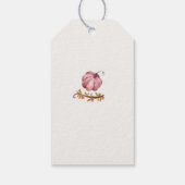 ハートの収穫パーソナライズされた：名刺贈答品Ta ギフトタグ (裏面)