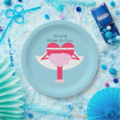 ハートの取得ブライダルシャワー ペーパープレート (パーティー)