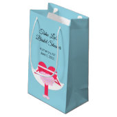 ハートの取得 – ブライダルシャワー スモールペーパーバッグ (裏面アングル)