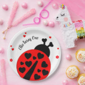 ハートの可愛いサソリ ペーパープレート (パーティー)