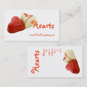 ハートの名刺 名刺 (正面/裏面)