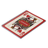 ハートの名前入りなノートの女王 ノートブック (左側)