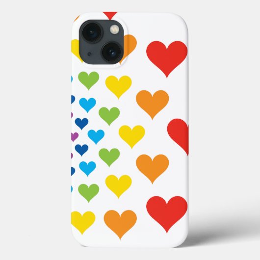 ハートの周りを囲むハート Case-Mate iPhoneケース (裏面)