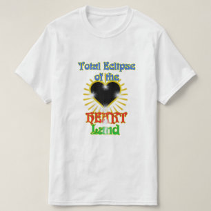 ハートの土地の皆既食 Tシャツ