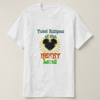 ハートの土地の皆既食 Tシャツ