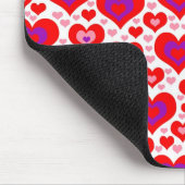 ハートの多く マウスパッド (コーナー)