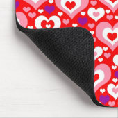 ハートの多く マウスパッド (コーナー)