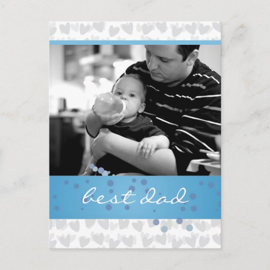 ハートの多最高のいパパ ポストカード (正面)