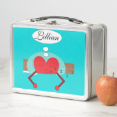 ハートの夢の緑の影:妻の メタルランチボックス (インサイチュ)