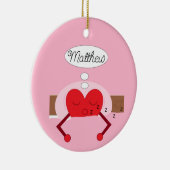 ハートの夢の色(ピンク): セラミックオーナメント (右)