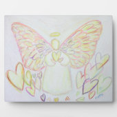 ハートの天使 アート 絵画 プレゼント プレート フォトプラーク (正面)