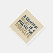 ハートの奇跡のマグネット | ナプキン スタンダードカクテルナプキン (角)