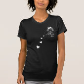 ハートの女の子 Tシャツ (正面)