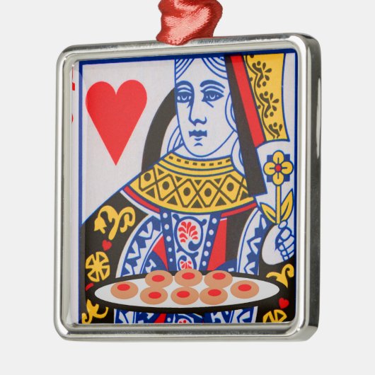 ハートの女王がタルトを作った メタルオーナメント (左)