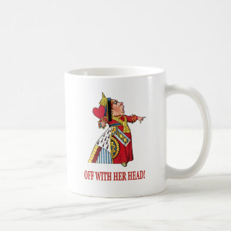 ハートの女王が頭で叫ぶ コーヒーマグカップ