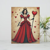 ハートの女王のスクラップブックペーパー (スタンド正面)