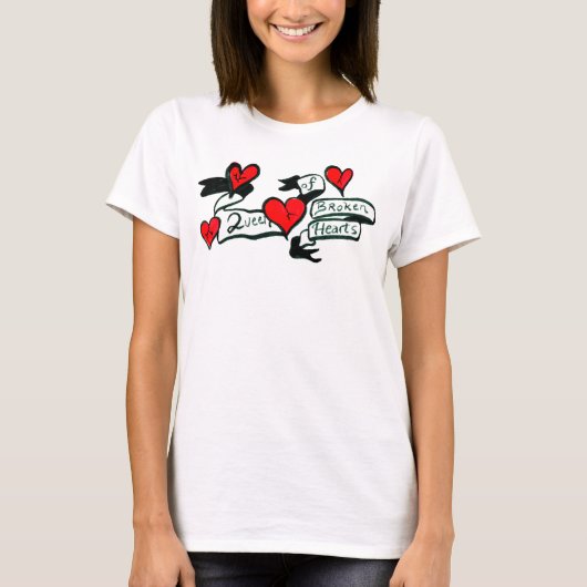 ハートの女王のタンクトップ アリス Tシャツ (正面)